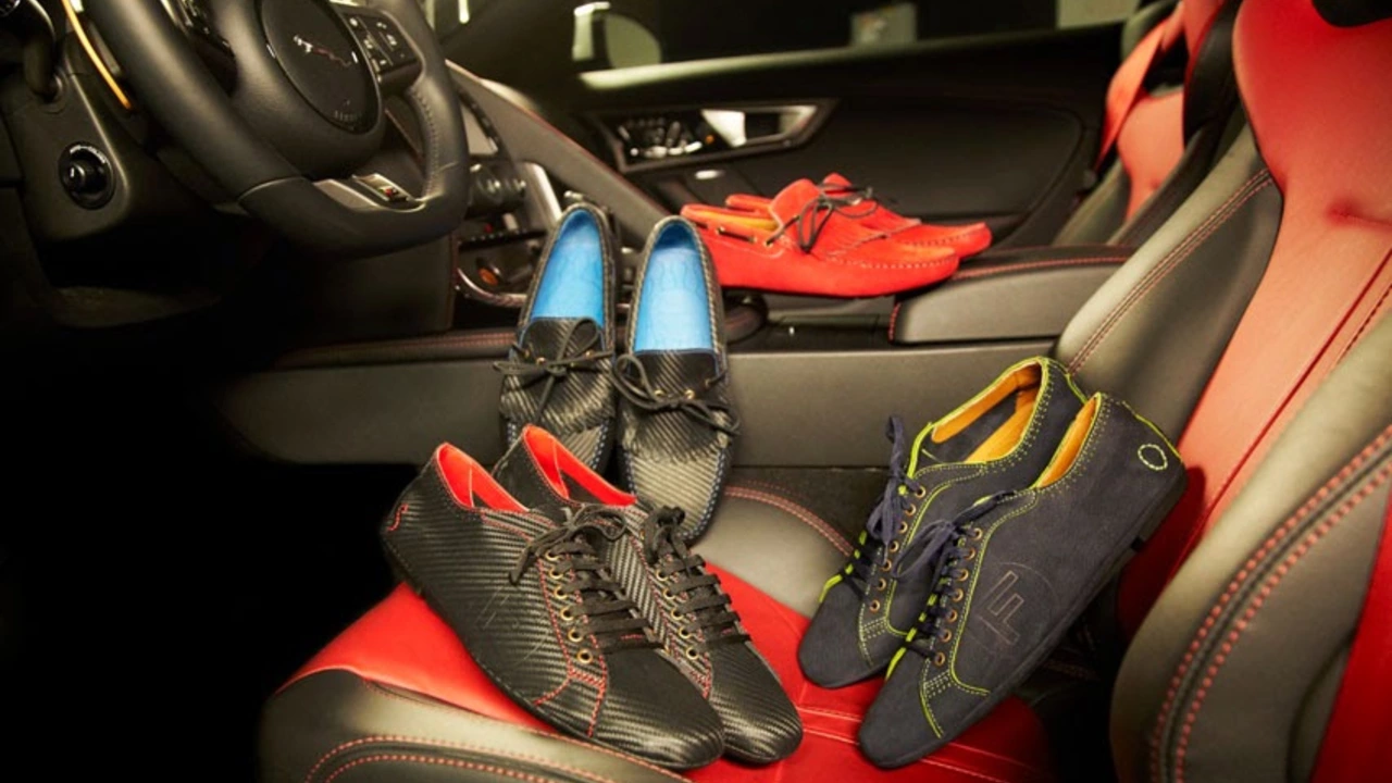What kind of shoes do race car drivers wear?